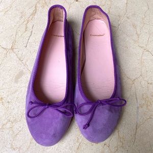 Purple Women's Cremades Ballet Flats Sz 7.5